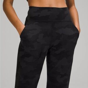 Lululemon Align Women's Black Camo Joggers - Size 8 NWOT